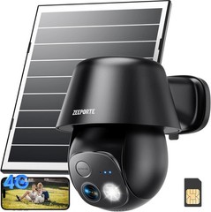4G LTE Solar Security Camera – Wireless, 24/7 HD Recording, AI Motion Detection