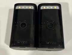 2 Wyze Battery Cam Pro WYZECOP Security Camera Wireless 2k HDR Motion Detection