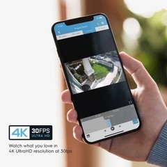 Amcrest 8MP UltraHD Outdoor POE Bullet Camera IP8M-2496EW-40MM(1-Year Warranty)