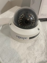Advidia A-14 Indoor Outdoor 12V DC /1.3 MP IR Network Dome Camera Good Condition
