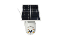 24/7 Solar Powered 4G Security 128GB Flood Light LED PTZ Home Camera Outdoor