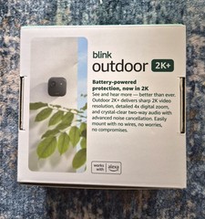 Blink Outdoor 2K+ Wireless Security Night Vision 3 Camera’s Audio In Out Door
