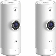 D-Link WiFi Security Camera HD, Mini Indoor, 2-Pack, Cloud Recording, Motion…