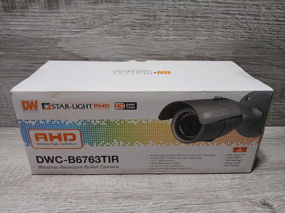 WATCHDOG AHD DWC-B6763TIR Weather Resistant Bullet Camera Star-Light NEW
