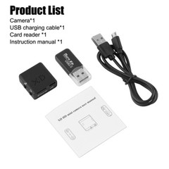 HD Mini Camera Motion Detection Night Vision Card Recording Home Security Cam