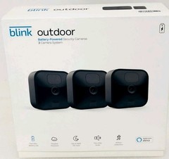 Blink Outdoor 4 4th Gen Battery Wi-Fi Security Cameras 3-Pack Alexa Black