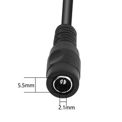 15CM 4 Pin DIN to 5.5 X 2.1mm DC Power Short Cable for CCTV System Chargers A…