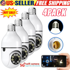 4PACK 1080P Security Camera System Wireless 5G WiFi Camera Outdoor Night Vision