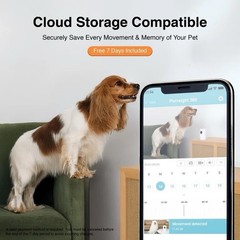 Instachew Purrsight 360° Smart Pet Camera, 1080P HD, Wireless, 2-Way Audio (NEW)
