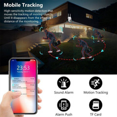4PCS Camaras De Seguridad Para 360 5G WIFI Inalambrica Con Vision Nocturna Audio