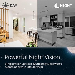Indoor Pan & Tilt Wi-Fi Camera w/ 360 Degree View, Full 2K 1296p Resolution, …