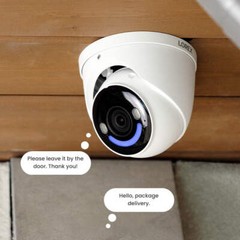 Lorex 4K+ Ultra HD 12MP Smart Security Lighting Deterrence Dome AI PoE IP Wired