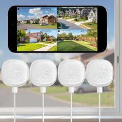 2K Window Camera WIFI6 Security Camera 24/7 Recording for tuya APP 4pcs/lot
