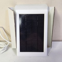 NEW Open Box Arlo 2K Security Camera VMC3050, w/Solar Panel VMA6600 w/ Screws