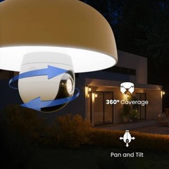 Lorex – 2K Wi-Fi Smart Lightbulb Camera (2-Pack) – White