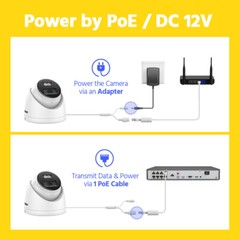 ANNKE 4K POE Security IP Camera Audio AC800 Outdoor Color Night Human Detection