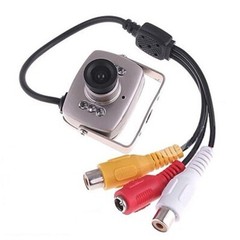 Mini 6LED CMOS 420TVL 800TVL 3.6MM Audio Video Wired Security CCTV Camera