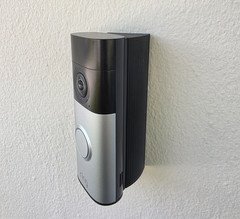 Ring Wired Doorbell Plus 2nd Gen Retinal 2K Wedge Angle Mount Bracket 15-90 Deg