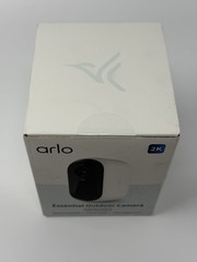 Arlo Essential Outdoor 2nd Gen Add-On 2K Wireless Security Camera White