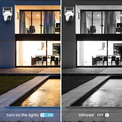 ANRAN Solar Battery Powered Wireless Security Camera System WiFi IP Outdoor Home