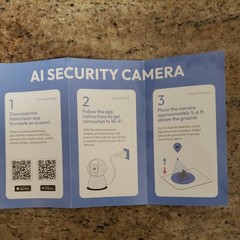 AI Powered Wifi Security Camera Unbranded Model JS-P167