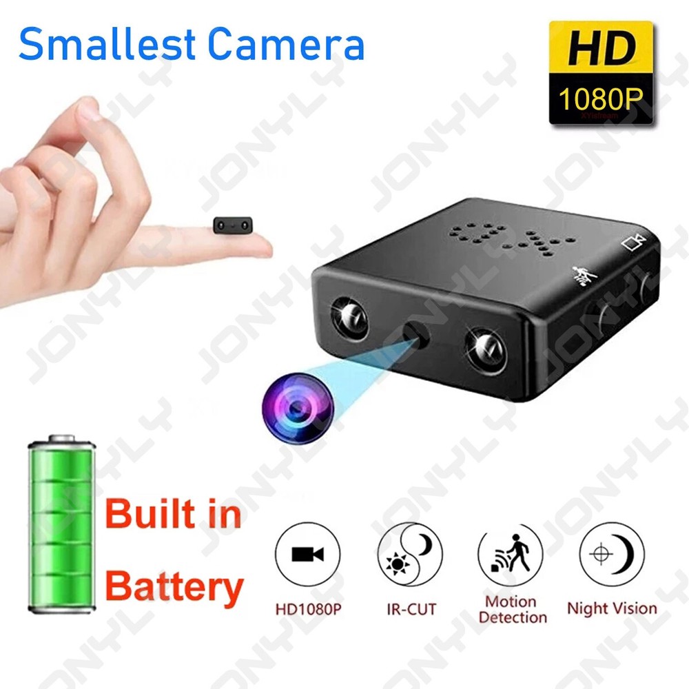 HD Mini Camera Motion Detection Night Vision Card Recording Home Security Cam