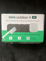 Blink Outdoor 4 XR Four Camera System w/Sync Module XR BRAND NEW BOX OPENED