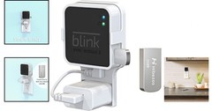 256GB USB Flash Drive and Outlet Mount for Blink Sync Module 2 Save Space and…