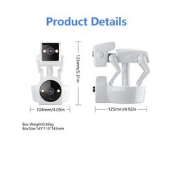 4MP 2K Wireless Dog Robot Camera Indoor Dual Lens WiFi 1080P HD PTZ Night Vision