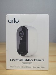 Arlo Essential Outdoor 2nd Gen Add-On 2K Wireless Security Camera White