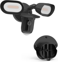 Weather-Resistant Camera Cover for R-Ing Floodlight Cam Wired Pro (Black)