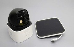 eufy S340 T81701W1 Outdoor Solar Powered Security Camera with Dual Lens – White