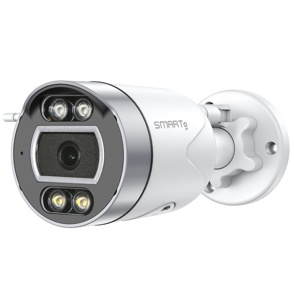 Outdoor Bullet Camera,1080P HD, 100ft Night Vision, 2-Way Talk,2.4G Wi-Fi, 12…