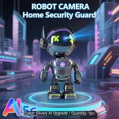 5MP HD Smart Phone Robot Camera, Indoor Cameras with Audio And Video,…