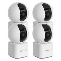 ARCCTV 3MP WiFi Security Cameras Indoor Wireless Home Pan/Tilt Baby Pet Monitor