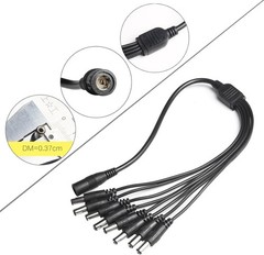 Security Camera Power Adapter 12V 5A 100V-240V AC to DC 8-Way Splitter CCTV LED