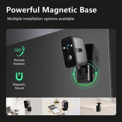 Security Cameras Wireless Outdoor,5G WiFi Magnetic Pet/Baby Camera,2K Pan Rotati