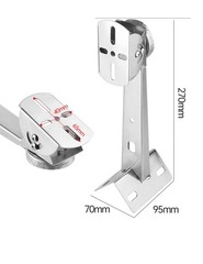 Security Camera Corner Pole Mounting Bracket Universal Wall Stand Adapter
