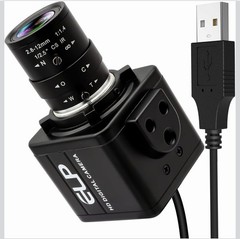 ELP 720P B/W Global Shutter High Speed USB Camera With 2.8-12mm Varifocal Lens