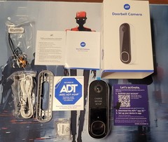 ADT Blu Doorbell – New Model – 2k – Weather resistant – Night vision – 180 View