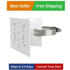 Camera Pole Mount Compatible with AOSU SolarCam D1 Series, White