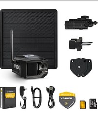 Vosker V300 Ultimate 4G-LTE Autonomous Outdoor Security Camera, High-Capacity