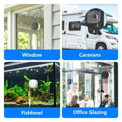 Wansview Window Camera 2K Indoor Camera for Home Security Outside Ai Detection