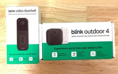 Blink Outdoor 4 Wireless Camera Security System & Blink Video Doorbell BUNDLE