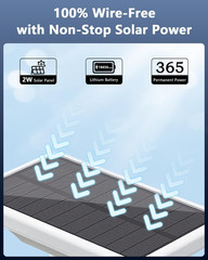 (2026 New) Solar Wireless Security Camera System, 4MP 4-Cam Kit with 4CH NVR, 2.