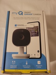 myQ Smart Garage Security Camera Full HD 1080p Indoor Wi-Fi White USB Powered