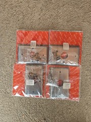Alarm.com Single Gang Outlet Box Adapter ADC-OB101 for ADC-V723 4 Pack Lot Bulk