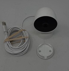 Google Nest Cam Security Indoor Wired 2nd Generation Snow White GA01998 READ