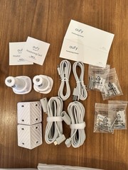 Lot Of 2 eufy Cam S4 Solar Security Cameras Wireless Outdoor 4K UHD w/Pan Tilt
