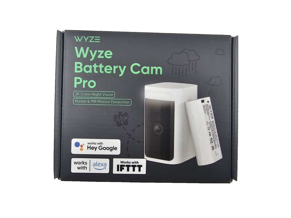 Wyze BATTERY Cam PRO 2k Security Outdoor / Indoor Camera Brand New – White